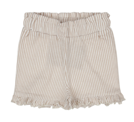 Dirkje - Korte - Broek - Bruin - Gestreept