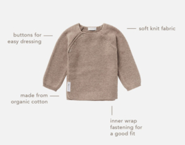 Noppies - Vest - Broekje - Pino - Grover - Taupe Melange - Unisex