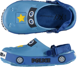 XQ Footwear - Tuinklompen - Politie - Blauw - Zwart