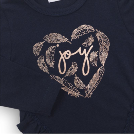 Dirkje Baby t-shirt navy Joy - maat 62