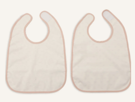 Jollein - Slabben Waterproof - Soft Plumes - 2 Stuks