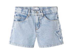 Name It - Broek - NKFROSE - Mom Fit - Hartjes - Light Blue Denim
