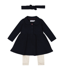 Dirkje - Kledingset + Haarband - Navy
