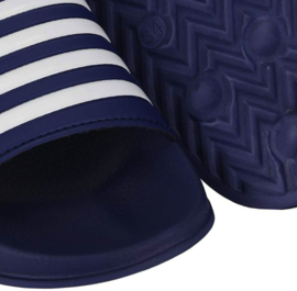 XQ Footwear - Slippers - Kobaltblauw - Wit - Gestreept