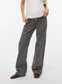 Vero Moda  - Broek - VMMTESSA - Wide Leg - Medium Grey Denim