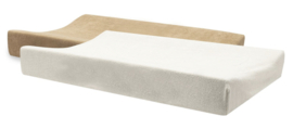 Jollein - Aankleedkussenhoes Badstof - Hazel & Oatmeal - 2 Stuks - 50x70 cm