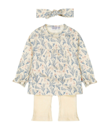 Dirkje - Kledingset + Haarband - Off - White