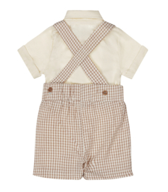 Dirkje - Kledingset - Wit - Gestreept