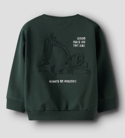 Name It - Sweater - Trui - NMMSLADE - 3D Backprint - Pine Grove