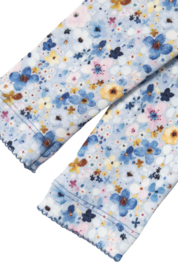 Name It - Legging - Losa - Chambray - Blauw - Bloemetjes