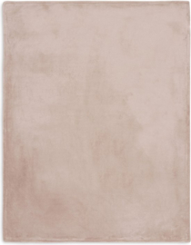 Jollein - Deken - Ledikant - 100x150cm -  Basic - Knit - Wild Rose/Fleece