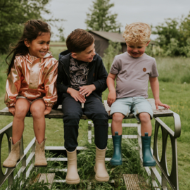 Koko Noko - T-shirt - Bladeren - Navy