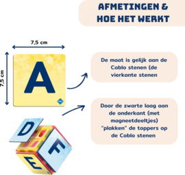 Coblo - Toppers - Hoofdletters - 60 - Stuks