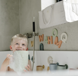 Mushie - Badspoelbeker - Siliconen - Shifting Sand