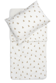 Jollein - Dekbedovertrek met sloop - Mini Teddy Bear - 120x150 cm