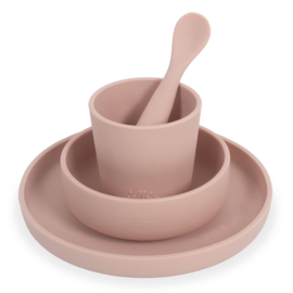 Jollein - Dinerset - Siliconen - Pale - Pink