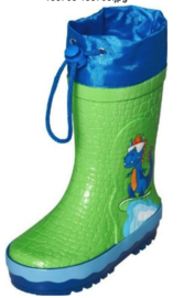 Playshoes - Regenlaarzen - Dino - Groen - Blauw