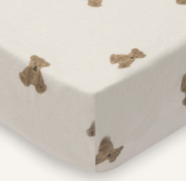 Jollein - Hoeslaken Jersey - Mini Teddy Bear - 40/50x80/90 cm