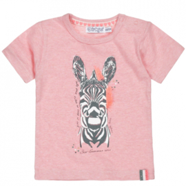 Dirkje - T-shirt - Zebra - Roze