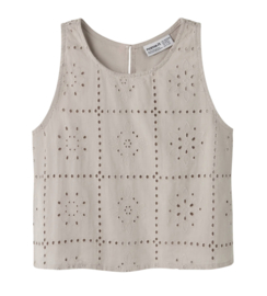 Name It - Top - NKFHIBA - Kantdetails - Chateau Gray