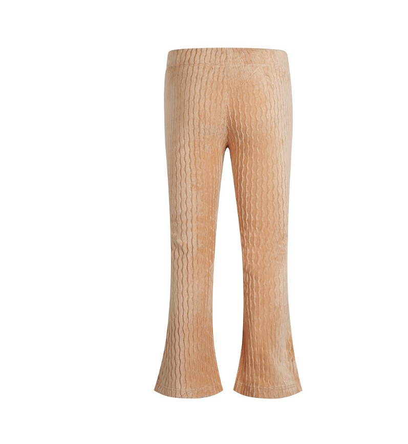 Koko Noko - Flared - Broek - Velours - Champagne - Rosé