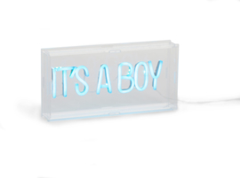 Neon - Verlichting - It's - A - Boy - Lichtblauw