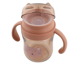 Trixie - 360° drinkbeker met handvatten - Mrs. Cat