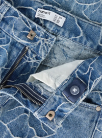 Name It - Broek - NKFRose - Wide Jeans - Medium Blue Denim