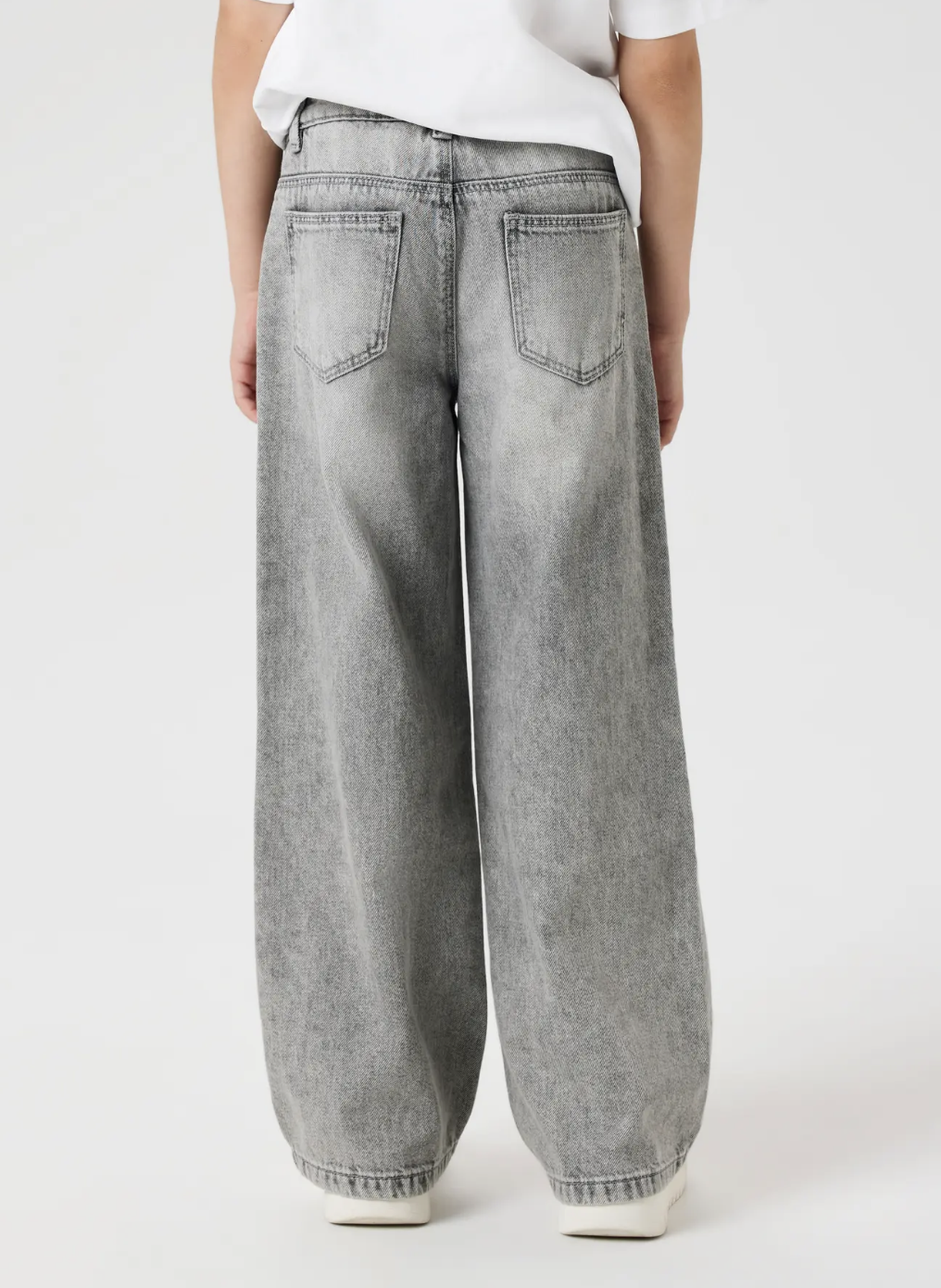 Name It - Broek - Rose - Wide jeans - Light grey