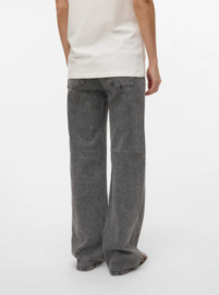 Vero Moda  - Broek - VMMTESSA - Wide Leg - Medium Grey Denim