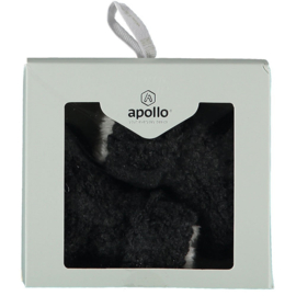 Apollo - Baby - Slofjes - Knit - Antraciet - Giftbox - New Born - Maat 50/56