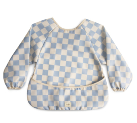 Mushie - Slab met mouwen - Blue Check - Geblokt - Waterbestending
