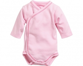 Playshoes - Wikkel - Romper-  Lange - Mouw - Roze