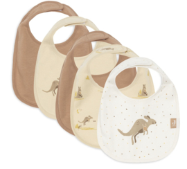 Jollein - Slabben - Jersey - Waterproof - Kangaroots - 5 stuks