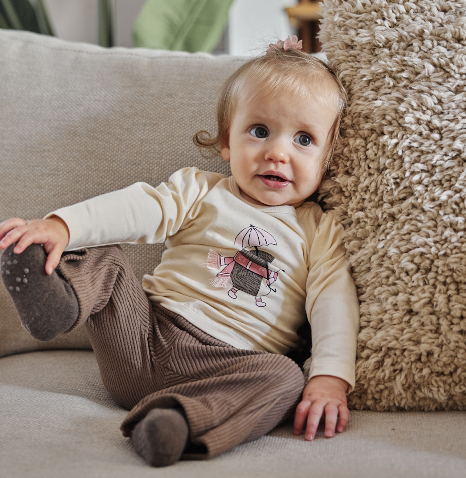 Dirkje - T-shirt - Longsleeve - Off white - Egel