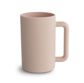 Mushie - Badspoelbeker - Siliconen - Blush