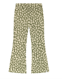 Noppies - Flared Legging - Luipaardprint - Groen