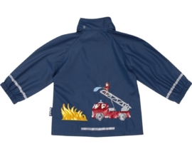 Playshoes - Regenjas - Brandweer - Blauw