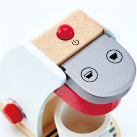 Koffiezetapparaat - Hout - 6-delig