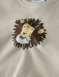 Name It - Sweater - Trui - NMMSAKU - Silver Lining - Leeuw