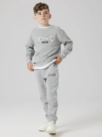 Name It - Trui - Sweater - NKMBCupid - Grey Melange