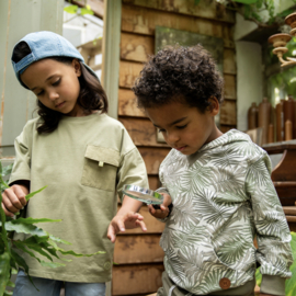 Koko Noko - Trui - Hoodie - Bladeren - Groen
