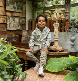 Koko Noko - Trui - Hoodie - Bladeren - Groen