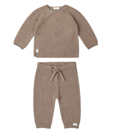 Noppies - Vest - Broekje - Pino - Grover - Taupe Melange - Unisex