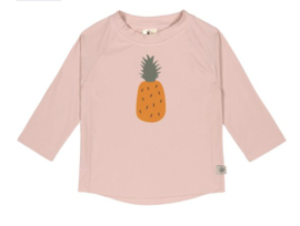 Lässig - UV - T-shirt - Lange - Mouwen - Ananas - Poederroze