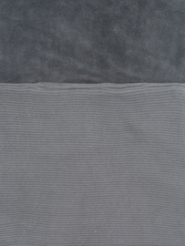 Jollein - Voetenzak - Groep 0+ 3/5 - Punts - Basic - Knit - Stone - Grey