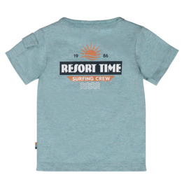 Dirkje - T-shirt - Blauw - Resort - Time - Surfing - Crew