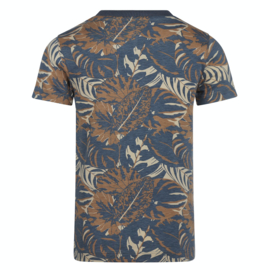 Koko Noko - T-shirt - Bladeren - Blauw