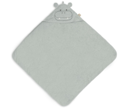 Jollein - Badcape - Badstof - Hippo Happy - 75x75 cm