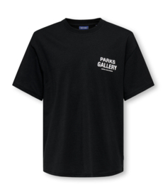 Only & Sons - T-shirt - OSJPARKS - Zwart - Backprint